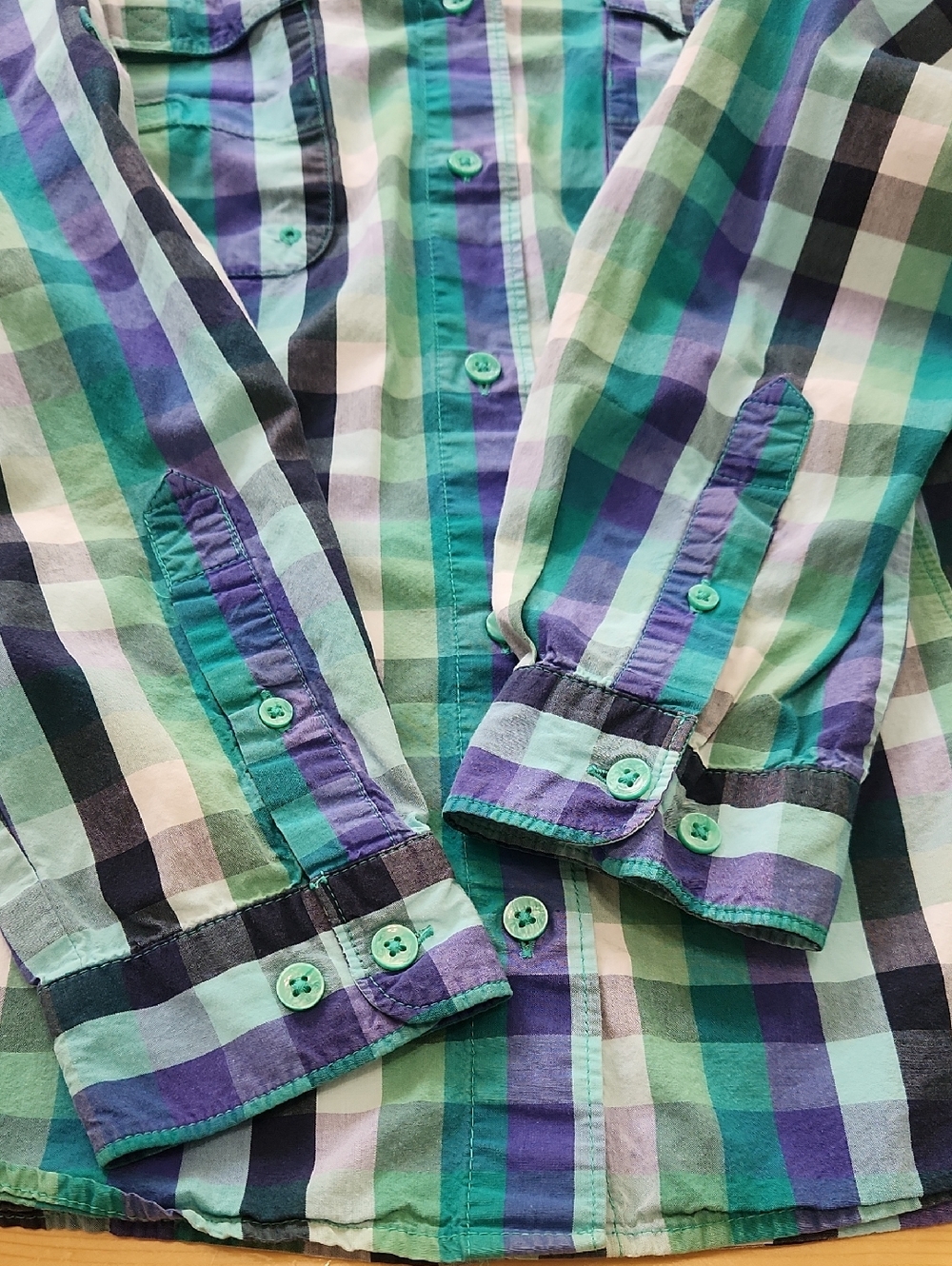 Columbia PFG Super Bonehead Long Sleeve Fishing Shirt Plaid Cotton XL - Picture 13 of 17